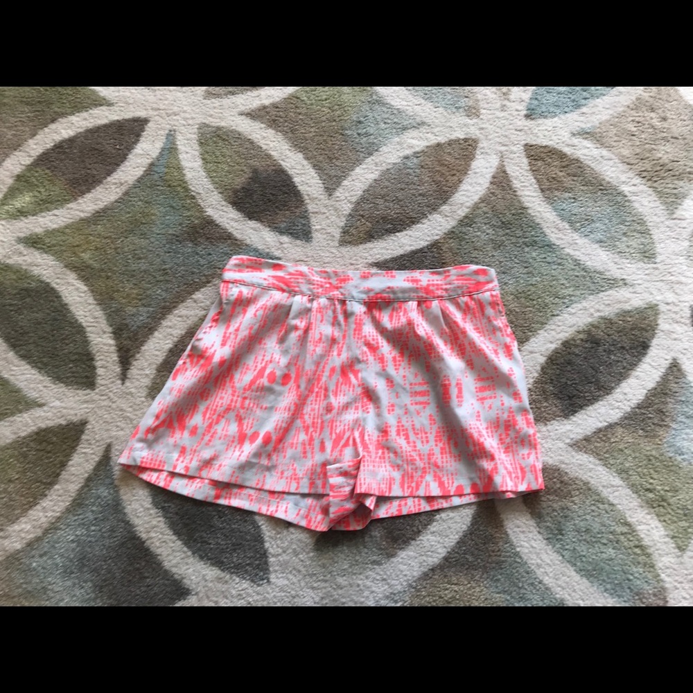 Flirty neon shorts